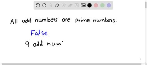 all prime numbers are odd numbers true or false